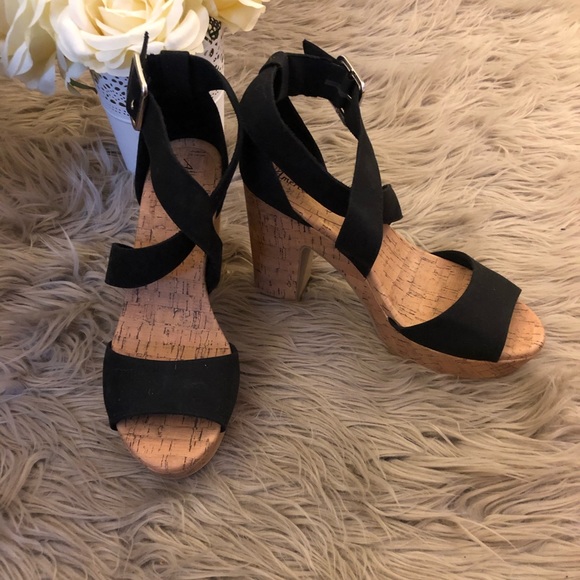 American Eagle By Payless Shoes - Cork Heeled Sandals